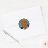 Rond Trump sticker (Enveloppe)