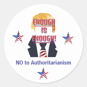 Rond Trump Sticker En Suffit