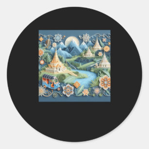 Rond Tuk Tuk Thaïlande #5 Sticker