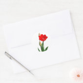 Rond Tulips Classic Round Sticker (Enveloppe)