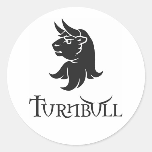 Rond Turnbull Bull's Head sticker (Devant)