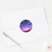 Rond Twilight Sky Sticker Sheet (Enveloppe)
