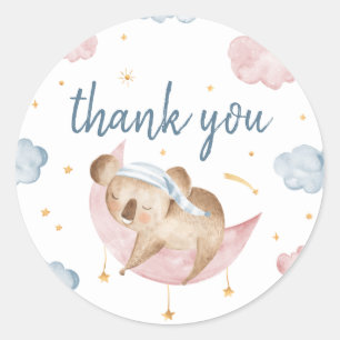 Rond Twinkle Little Star Sexe Révéler Favoriser Sticker