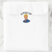 Rond Ugmoo.com Hillary Clinton Round Sticker (Sac)