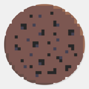 Rond Un Cookie Gratuit   Sticker Pixel Art