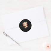 Rond Un Petit Sticker Lion (Enveloppe)