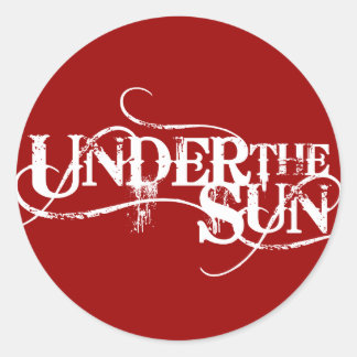 Rond UnderTheSun - Sticker RED