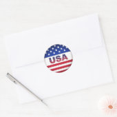 Rond USA - Sticker (Enveloppe)
