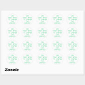 Rond Utilisez Votre Sourire Pour Changer Le Sticker Mon (Feuille)