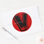 Rond V Pour Sticker Victory 6 (Enveloppe)
