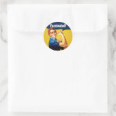 Rond Vacciné Rosie le Sticker Riveter (Sac)