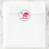 Rond Valentines Articles de boulangerie de jour Sticker (Sac)