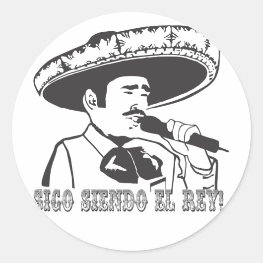 Rond Vicente Fernandez Sticker (Devant)
