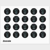 Rond Vos opinions - Sticker d'affirmation positive (Feuille)