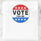 Rond Voter Pour Moi Sticker (Sac)