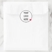 Rond Votre Sticker Logo Ici (Sac)