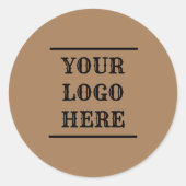 Rond Votre Sticker Logo Ici (Devant)