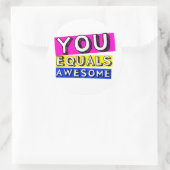 Rond Vous Équivaut Sticker Magnifique (Sac)