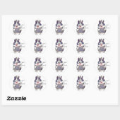 Rond Vous êtes Bunreal - Cartoon Rabbit Sticker (Feuille)