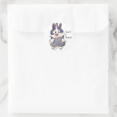Rond Vous êtes Bunreal - Cartoon Rabbit Sticker (Sac)