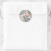 Rond Vous êtes Invité Photo Sticker (Sac)