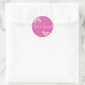 Rond Vous êtes Invited Flourish Envelope Sticker Seal (Sac)