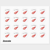 Rond Vous êtes mon Sticker de homard (Feuille)