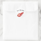 Rond Vous êtes mon Sticker de homard (Sac)