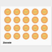 Rond Vous êtes My Sunshine - Sticker (Feuille)