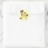 Rond Vous êtes un Sticker à Ours Étoile (Sac)