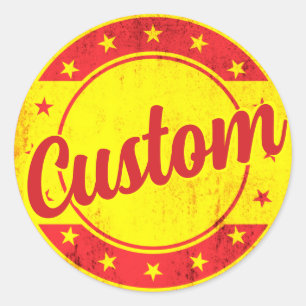 Rond Voyageur mondial -<Custom Text>, Sticker Espagne