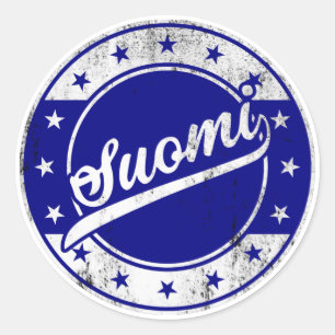Rond Voyageur mondial - Suomi Sticker Finlande