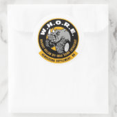 ROND W.H.O.R.E. STICKER (Sac)