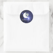 Rond White Buffalo Peace - Sticker (Sac)