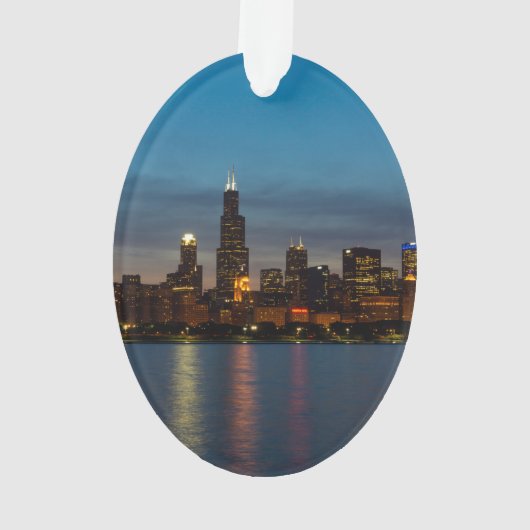 Rond Willis 's nachts Ornament (achterkant)