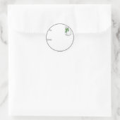 Rond Winter Cats Sticker (Sac)