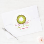 Rond Wreath Whimsy avec Sticker de vacances Berries (Enveloppe)