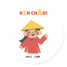 XIN CHÀO ! Sticker du Vietnam
