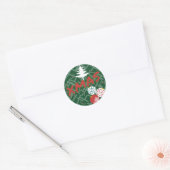 Rond Xmas sticker (Enveloppe)