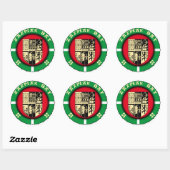 Rond zazpiak bat sticker (Feuille)