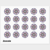 Rond Zoom - Sticker fractal (Feuille)