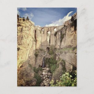 Ronda Brug Spanje Bruidsfeest Spel Postcard Briefkaart