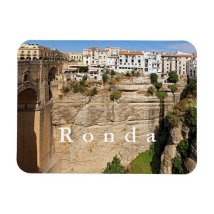 Ronda. Canyon. Brug. Stad. Magneet
