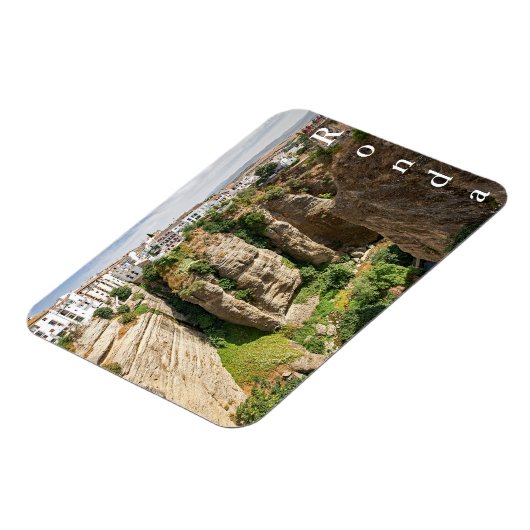 Ronda. Canyon. Stad. Mensen. Magneet (Linkerzijde)