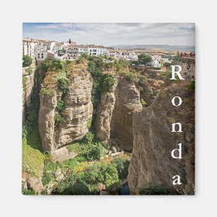 Ronda. Canyon. Stad. Mensen. Magneet