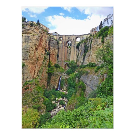 Ronda Gorge, Spanje Foto Afdruk (Voorkant)