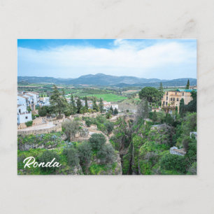 Ronda oude stad in Andalusië, Spanje Briefkaart