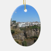 Ronda, Spanje - kerstboomversiering Keramisch Ornament (Achterkant)