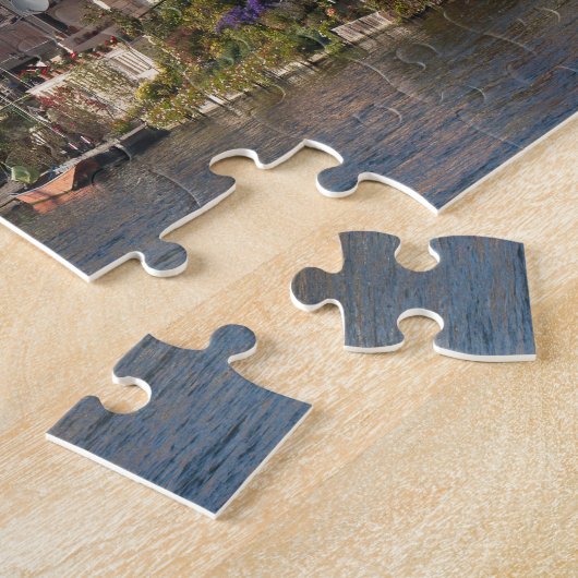 Rondboot in Little Venice en River Regnitz Legpuzzel (Zijkant)