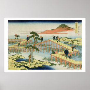 Rondbrug, provincie Mucawa, Japan, c.18 Poster